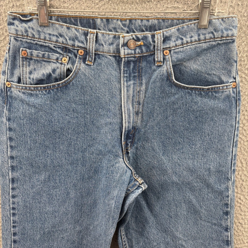 Levis 550 Jeans Mens 31x32 Blue Relaxed Fit Tapered Leg Vintage Made in USA
